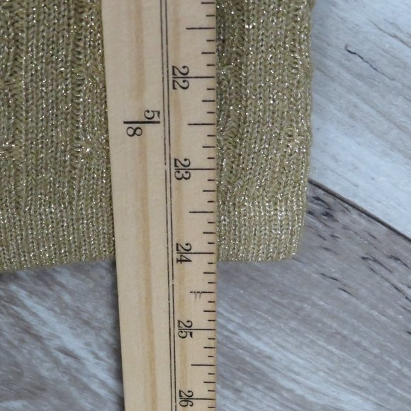 Braemar* Long Sleeve Turtle Neck Split End Hem Ribbed Pullover Sweater~‎ Large - Picture 9 of 9